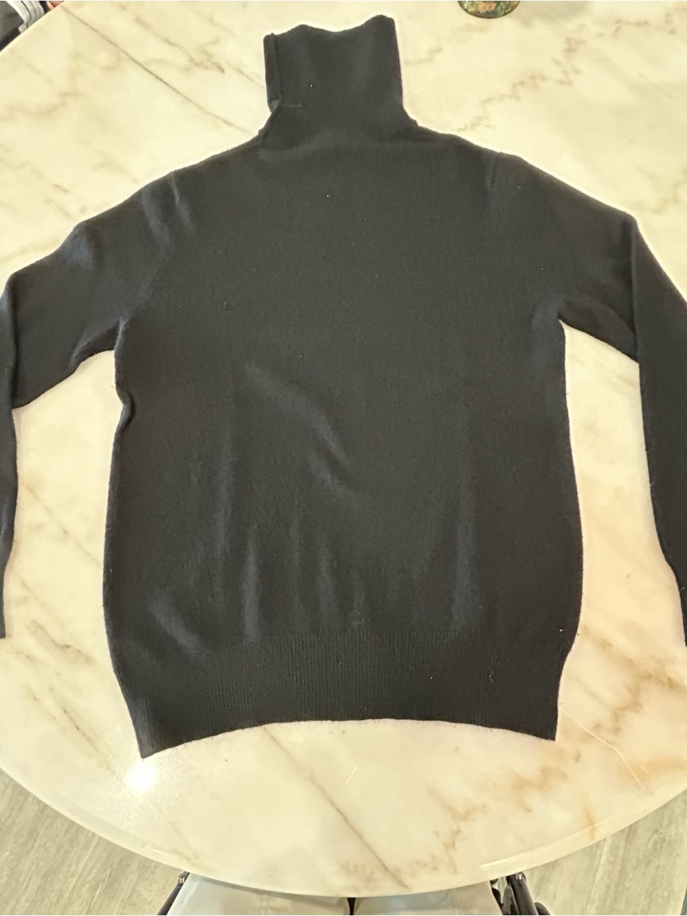 Neiman Marcus Black Men's Turtleneck Sweater